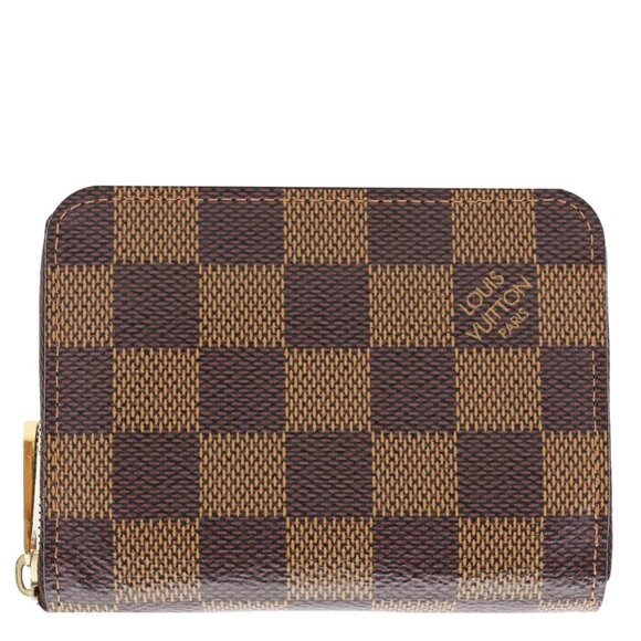 Louis Vuitton  Damier Ebene Zippy Coin Purse Brown - Picture 1 of 13